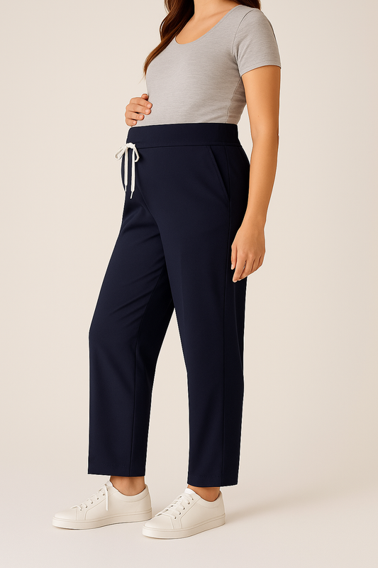 Aurora Maternity dark blue essentials dress pants